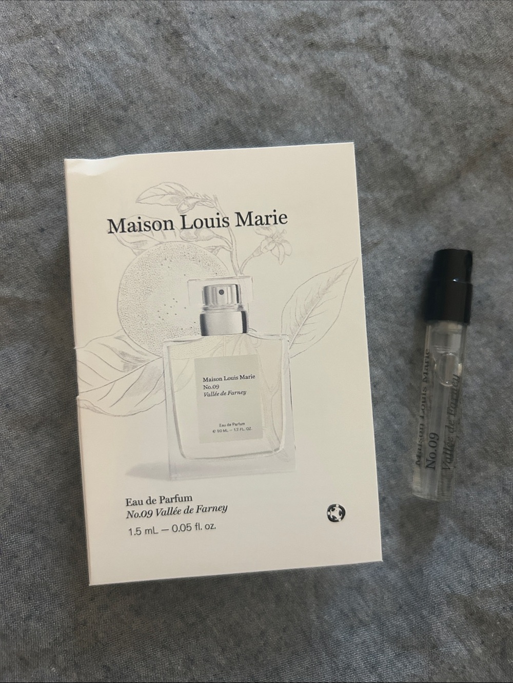 Maison Louis Marie 1-Mini No.09 Vallee de Farney 1.5 ml 0.05 fl. oz. EDP
